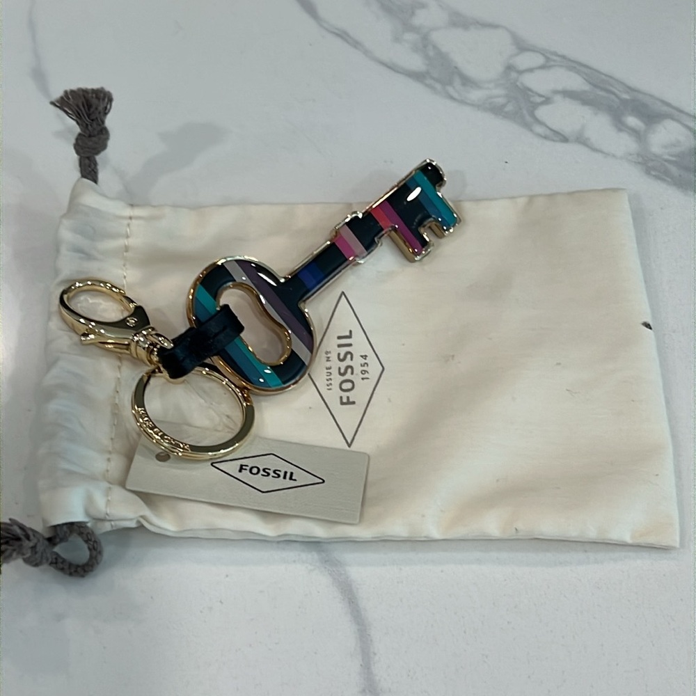 Cute.๐๏ธ๐๏ธFOSSIL Key Chain - Picture 3 of 12